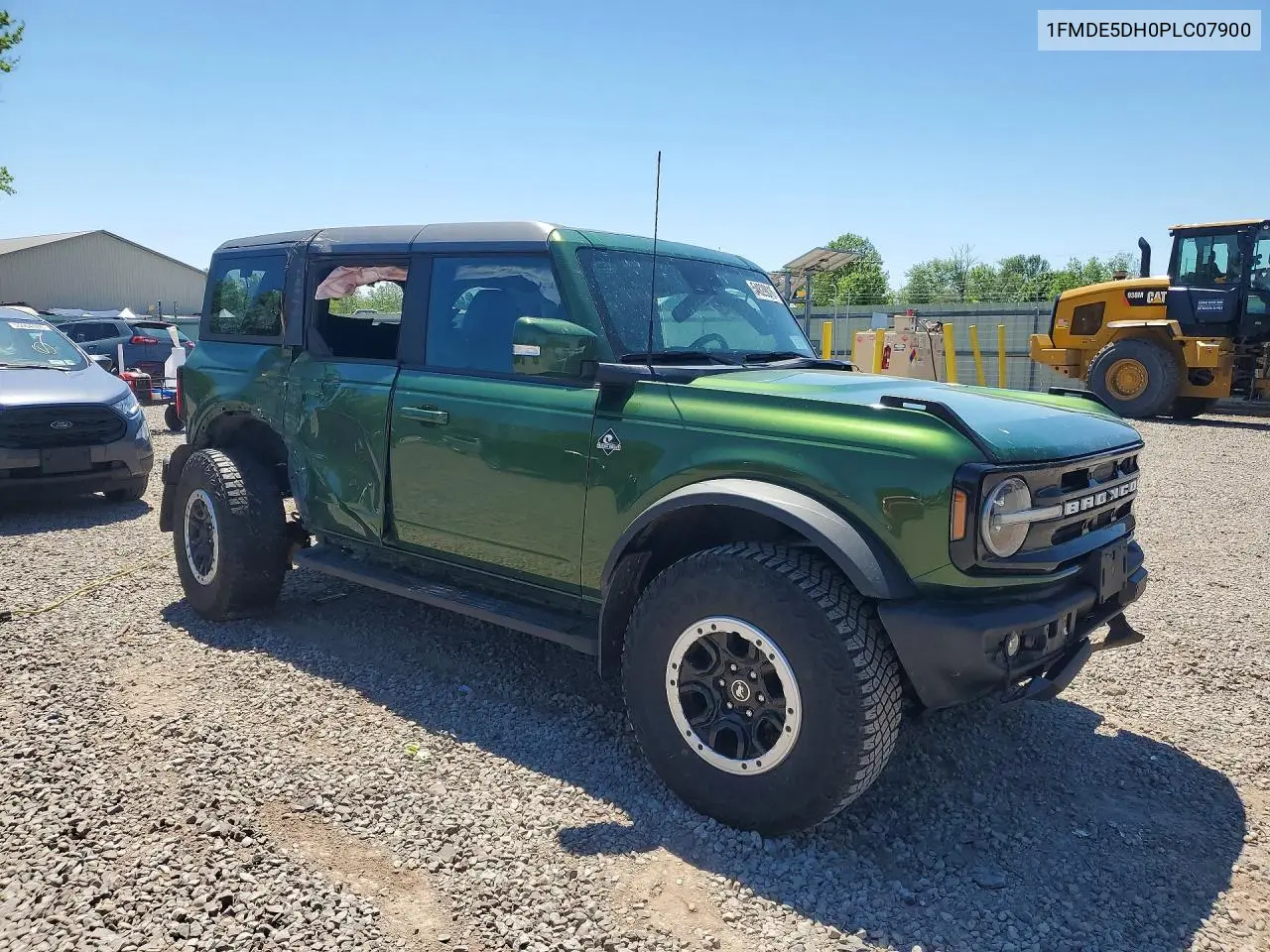 2023 Ford Bronco Base VIN: 1FMDE5DH0PLC07900 Lot: 54829016