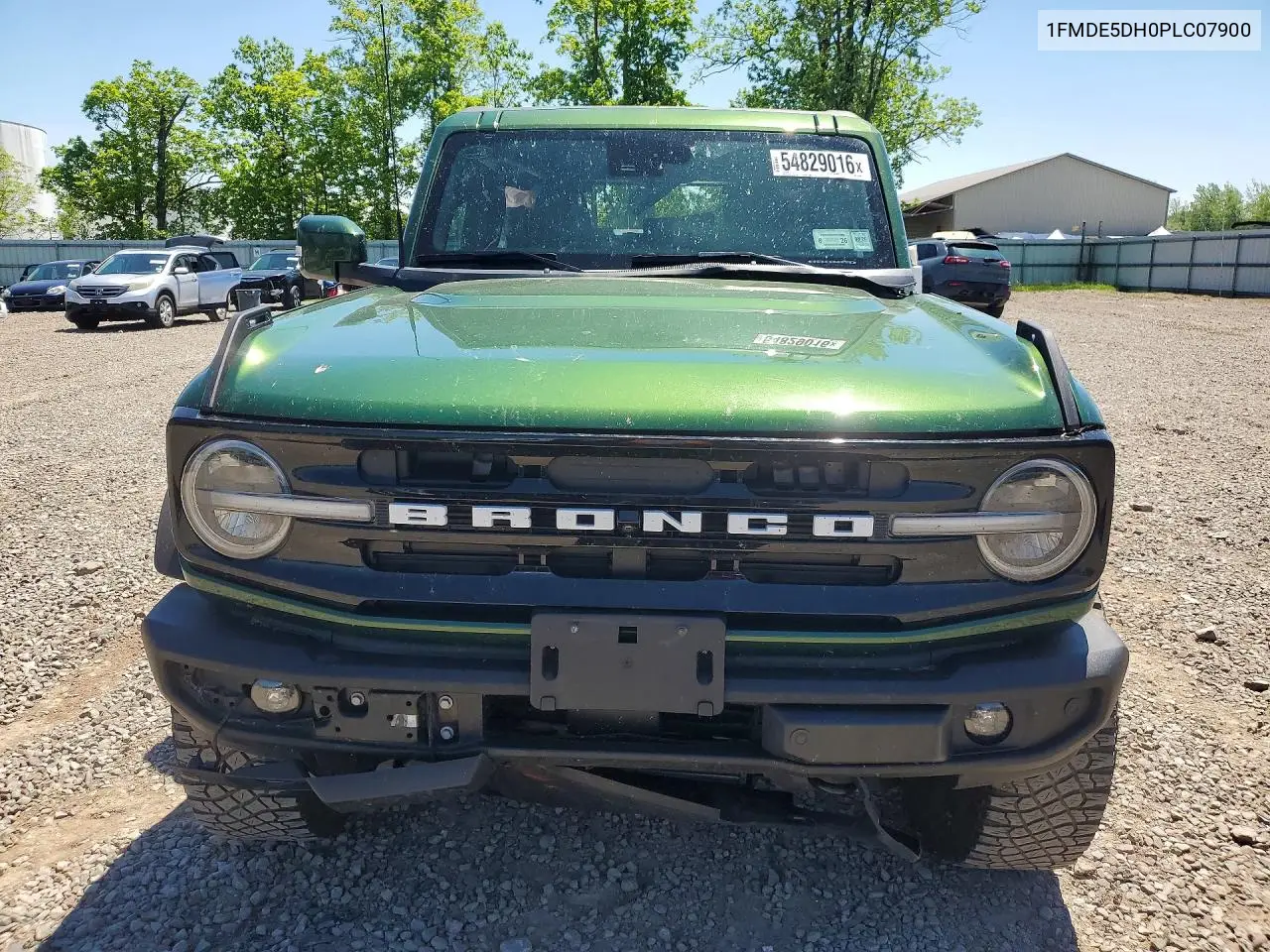 2023 Ford Bronco Base VIN: 1FMDE5DH0PLC07900 Lot: 54829016