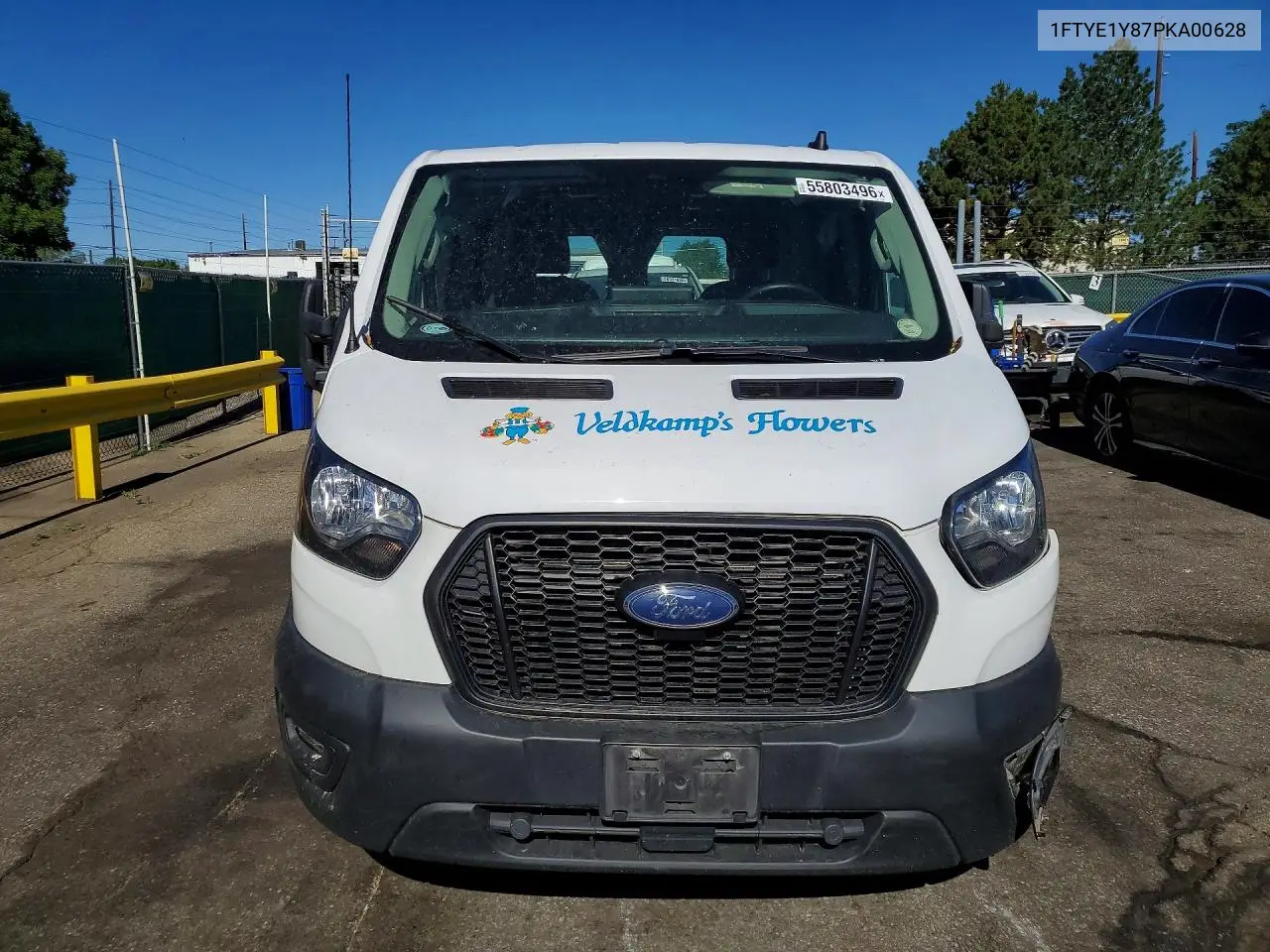 2023 Ford Transit T-150 VIN: 1FTYE1Y87PKA00628 Lot: 55803496
