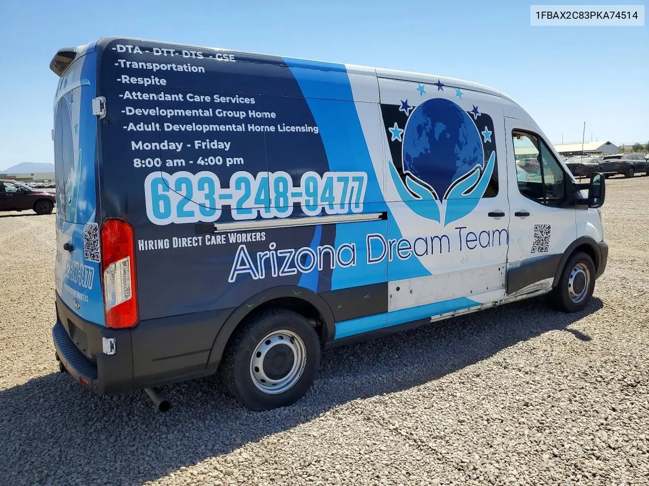 2023 Ford Transit T-350 VIN: 1FBAX2C83PKA74514 Lot: 56097056