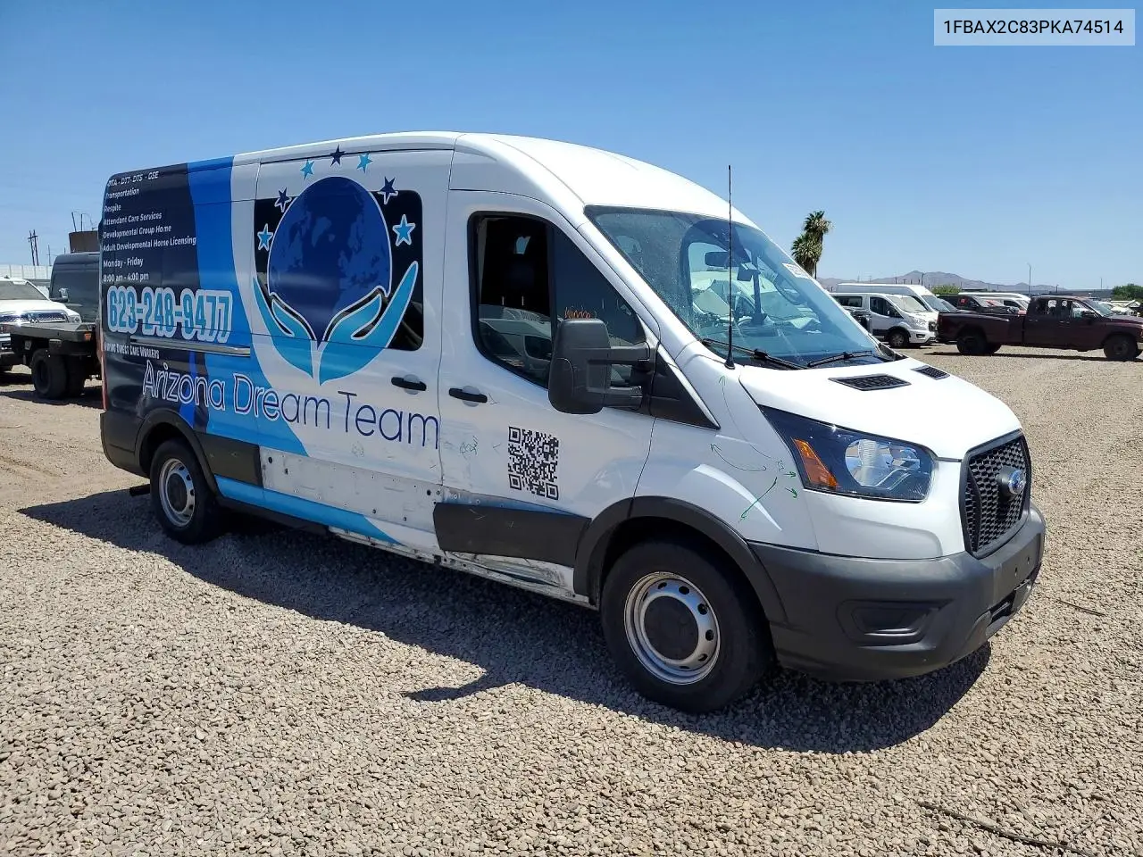 2023 Ford Transit T-350 VIN: 1FBAX2C83PKA74514 Lot: 56097056