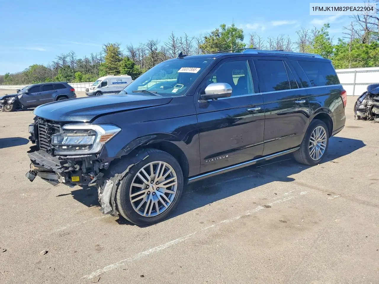 2023 Ford Expedition Max Platinum VIN: 1FMJK1M82PEA22904 Lot: 56657866
