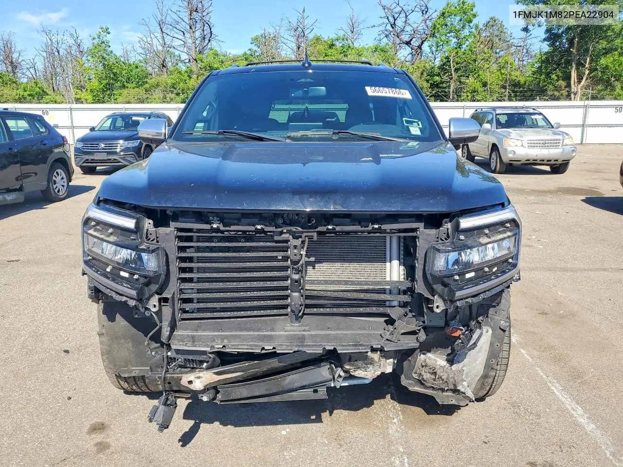 2023 Ford Expedition Max Platinum VIN: 1FMJK1M82PEA22904 Lot: 56657866
