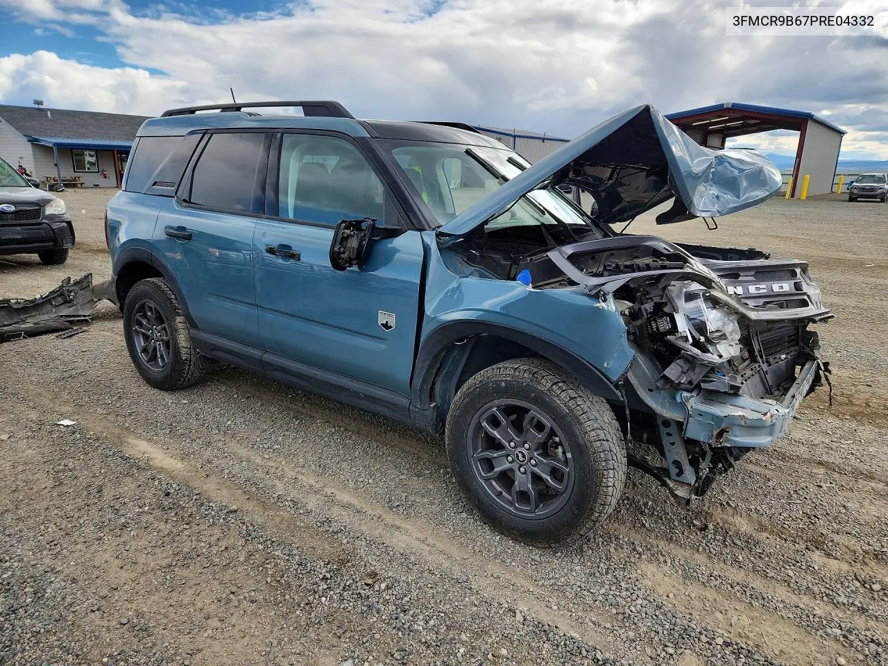 2023 Ford Bronco Sport Big Bend VIN: 3FMCR9B67PRE04332 Lot: 56689726