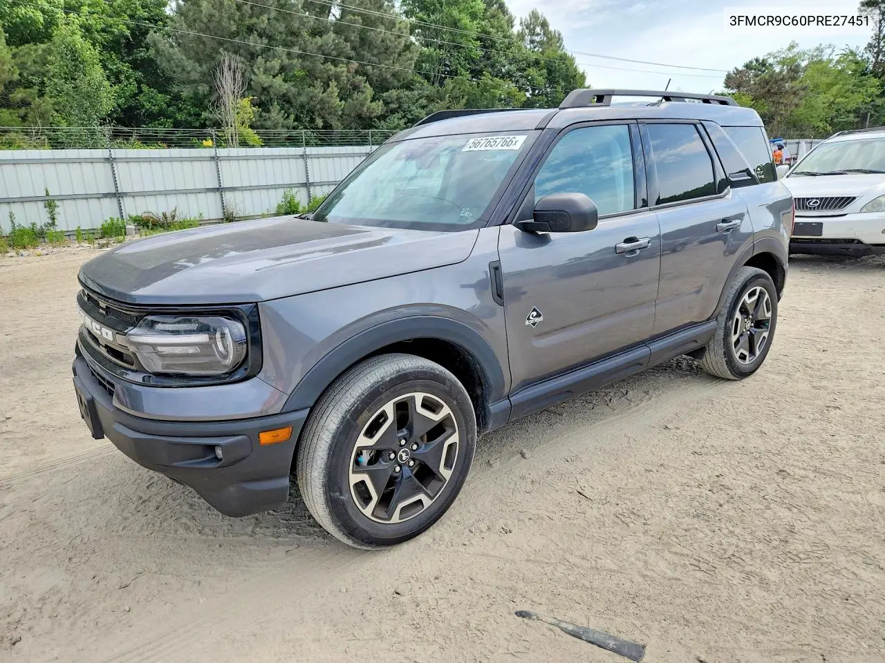 2023 Ford Bronco Sport Outer Banks VIN: 3FMCR9C60PRE27451 Lot: 56765766