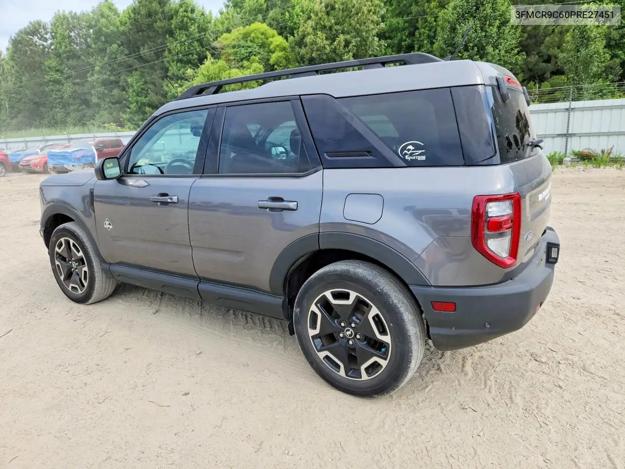 2023 Ford Bronco Sport Outer Banks VIN: 3FMCR9C60PRE27451 Lot: 56765766