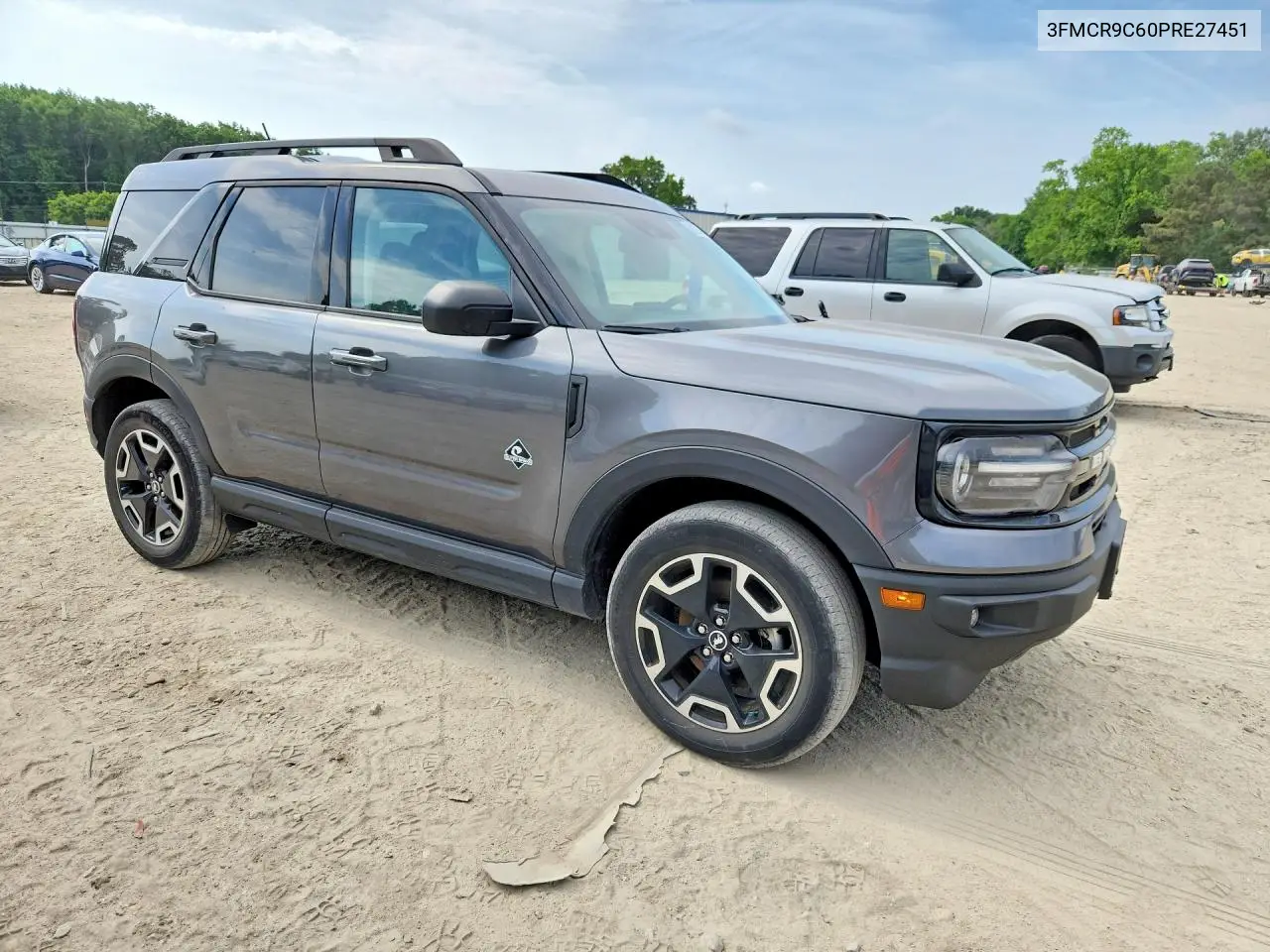 2023 Ford Bronco Sport Outer Banks VIN: 3FMCR9C60PRE27451 Lot: 56765766