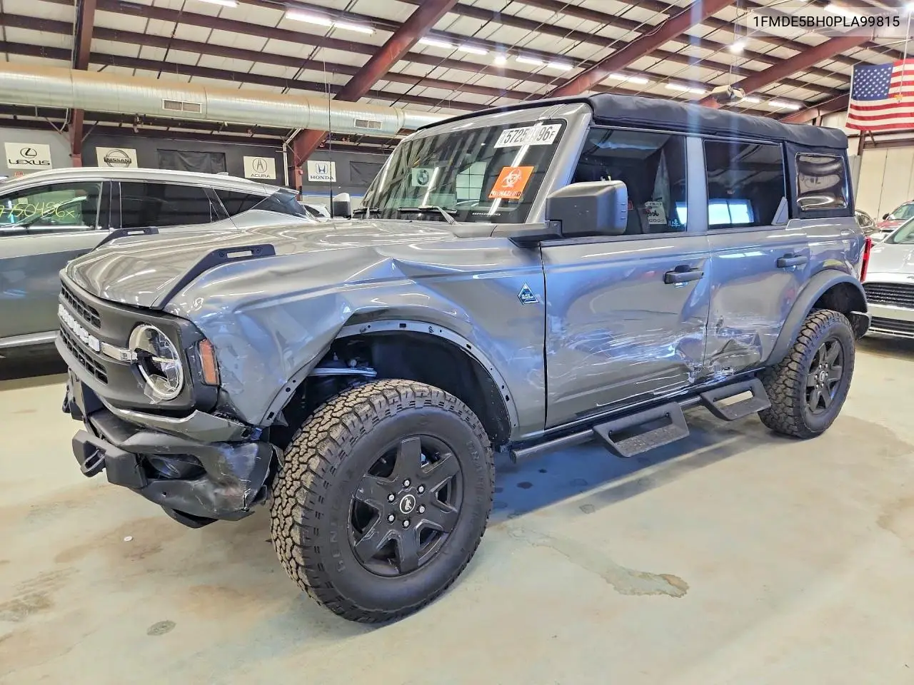 2023 Ford Bronco Base VIN: 1FMDE5BH0PLA99815 Lot: 57259996