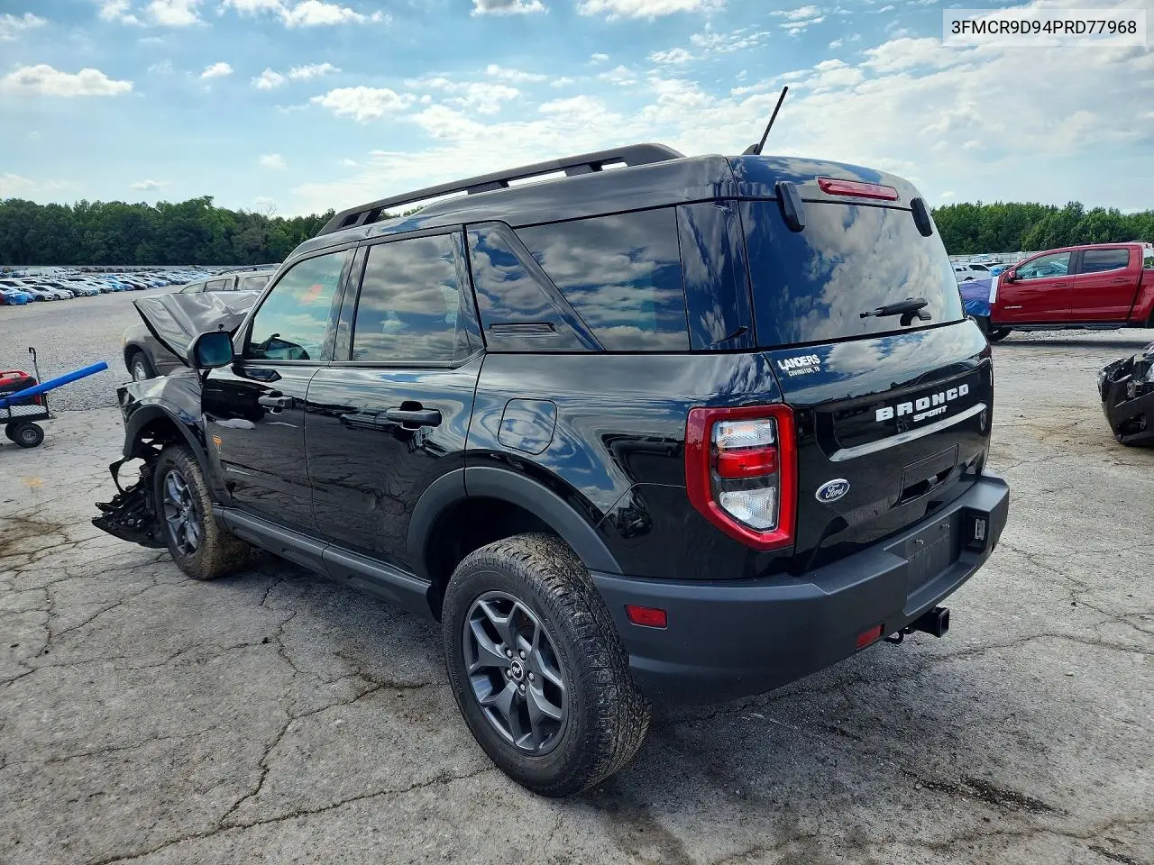 2023 Ford Bronco Sport Badlands VIN: 3FMCR9D94PRD77968 Lot: 57423586
