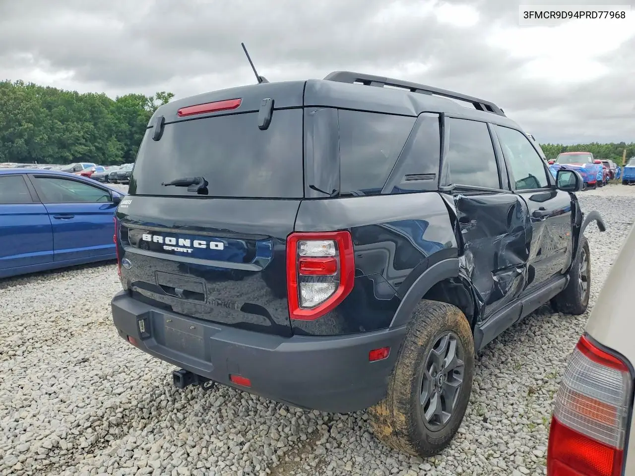 2023 Ford Bronco Sport Badlands VIN: 3FMCR9D94PRD77968 Lot: 57423586
