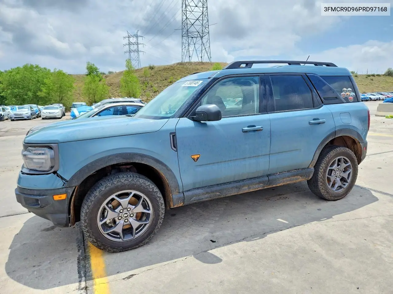 2023 Ford Bronco Sport Badlands VIN: 3FMCR9D96PRD97168 Lot: 57588146