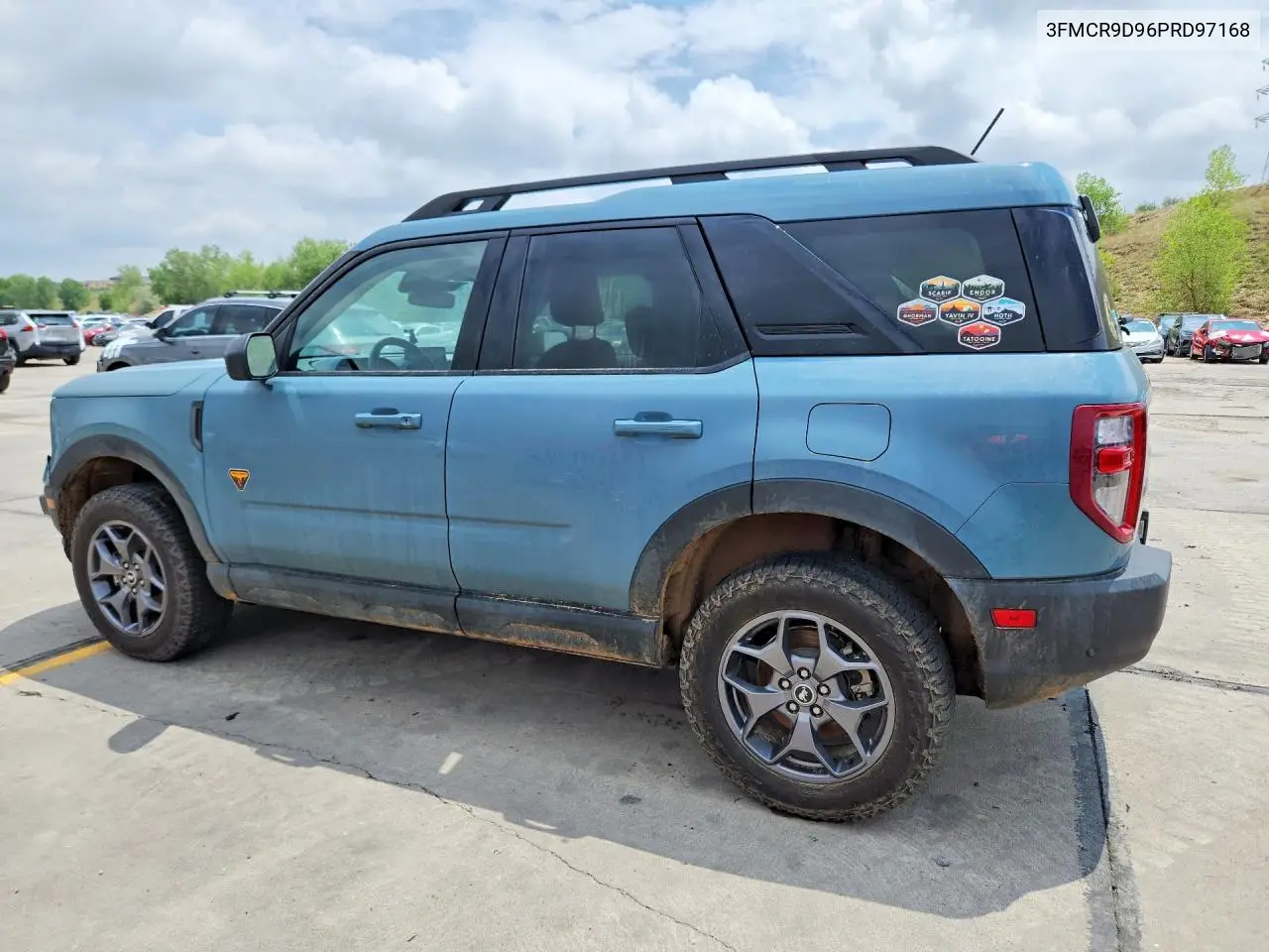 2023 Ford Bronco Sport Badlands VIN: 3FMCR9D96PRD97168 Lot: 57588146