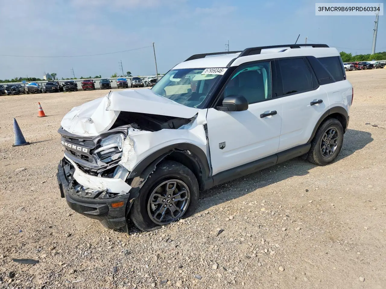 2023 Ford Bronco Sport Big Bend VIN: 3FMCR9B69PRD60334 Lot: 57959346