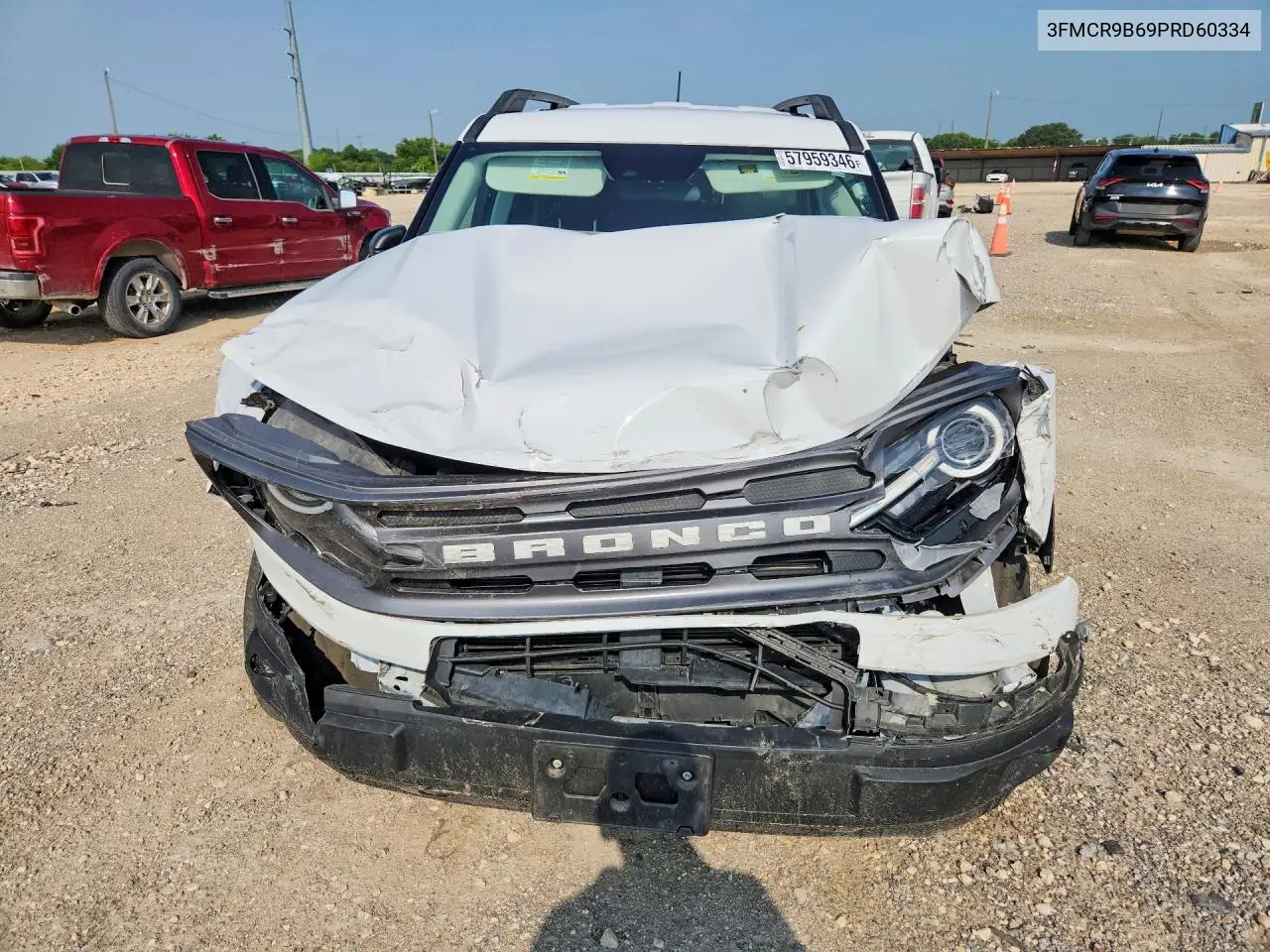 2023 Ford Bronco Sport Big Bend VIN: 3FMCR9B69PRD60334 Lot: 57959346