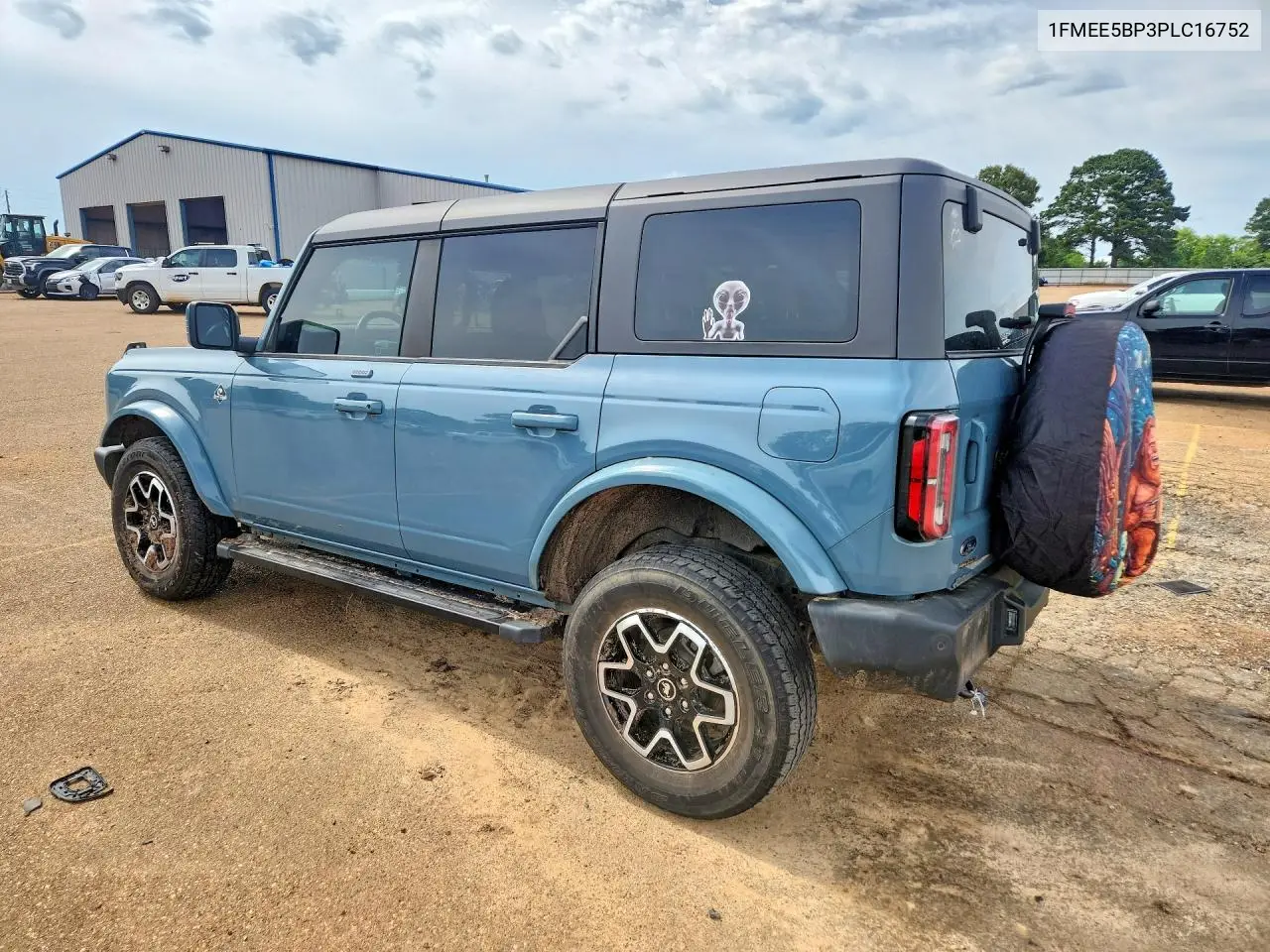 2023 Ford Bronco Base VIN: 1FMEE5BP3PLC16752 Lot: 58075346