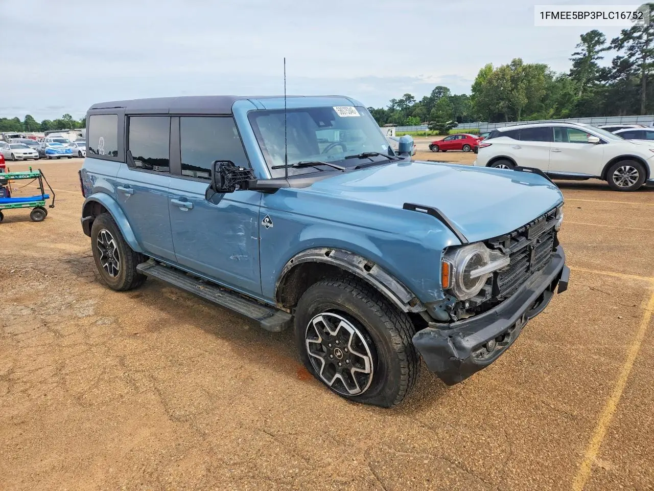 2023 Ford Bronco Base VIN: 1FMEE5BP3PLC16752 Lot: 58075346
