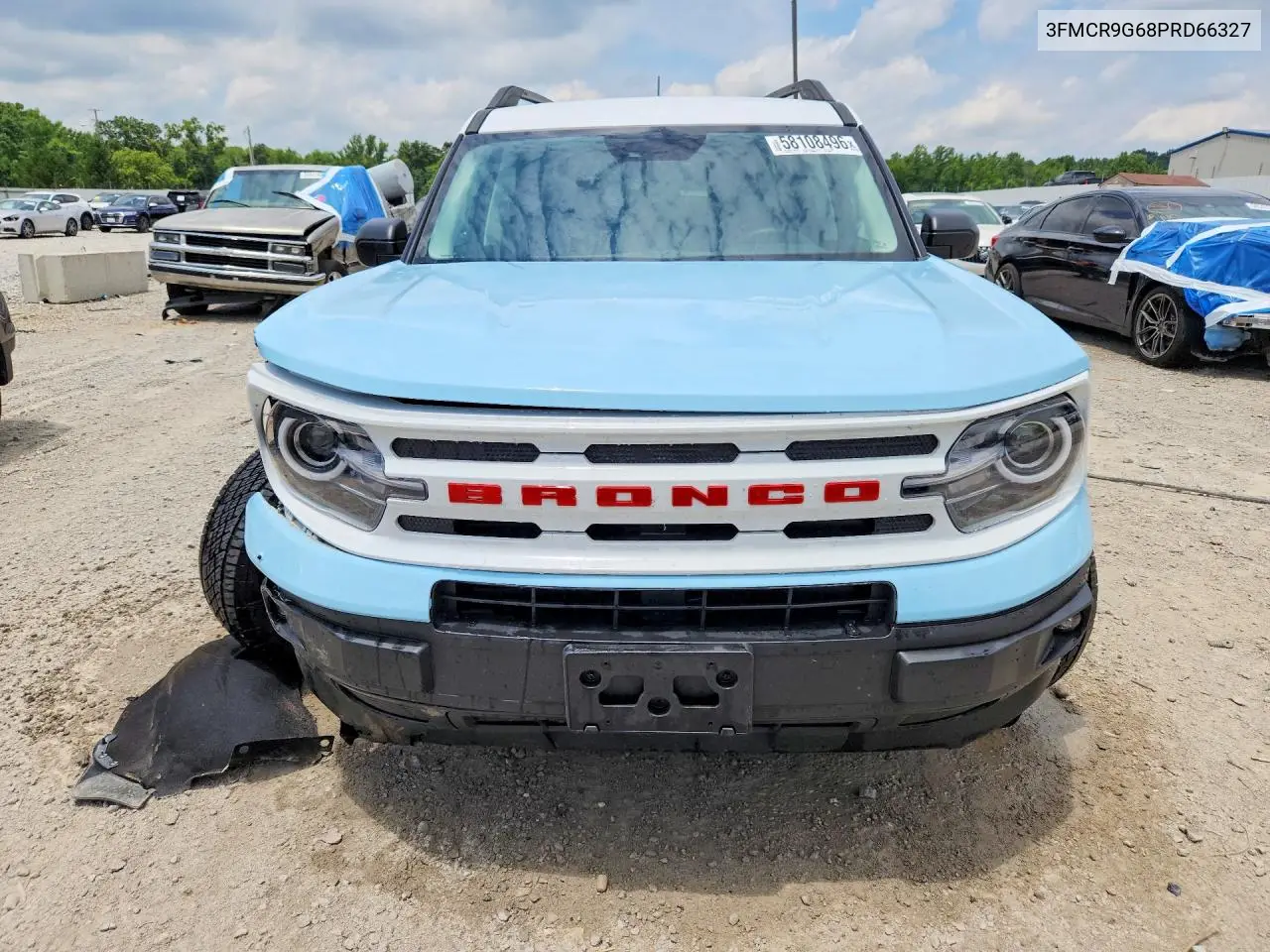 2023 Ford Bronco Sport Heritage VIN: 3FMCR9G68PRD66327 Lot: 58108496