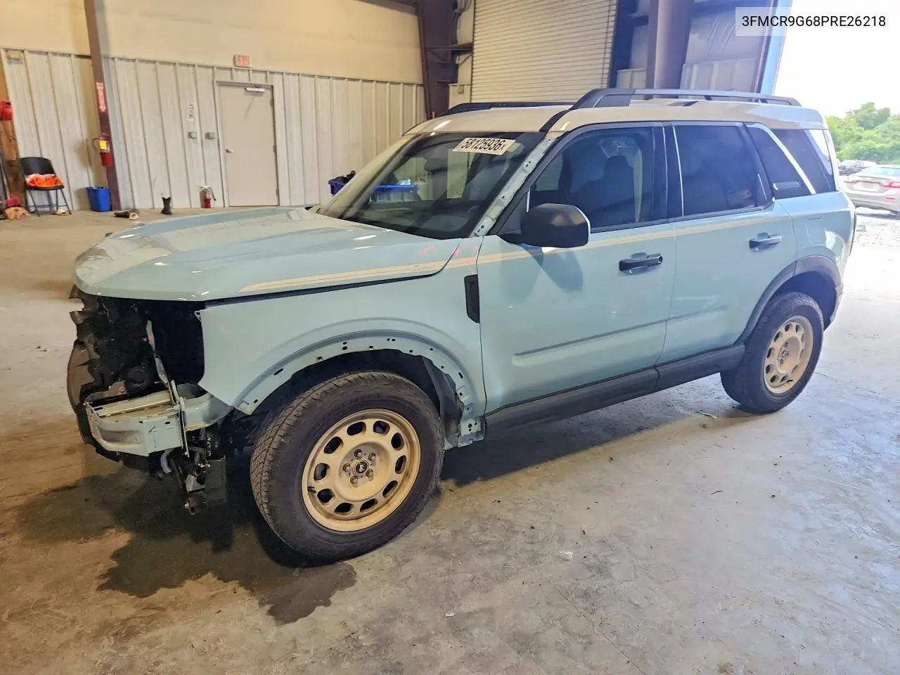 2023 Ford Bronco Sport Heritage VIN: 3FMCR9G68PRE26218 Lot: 58125936