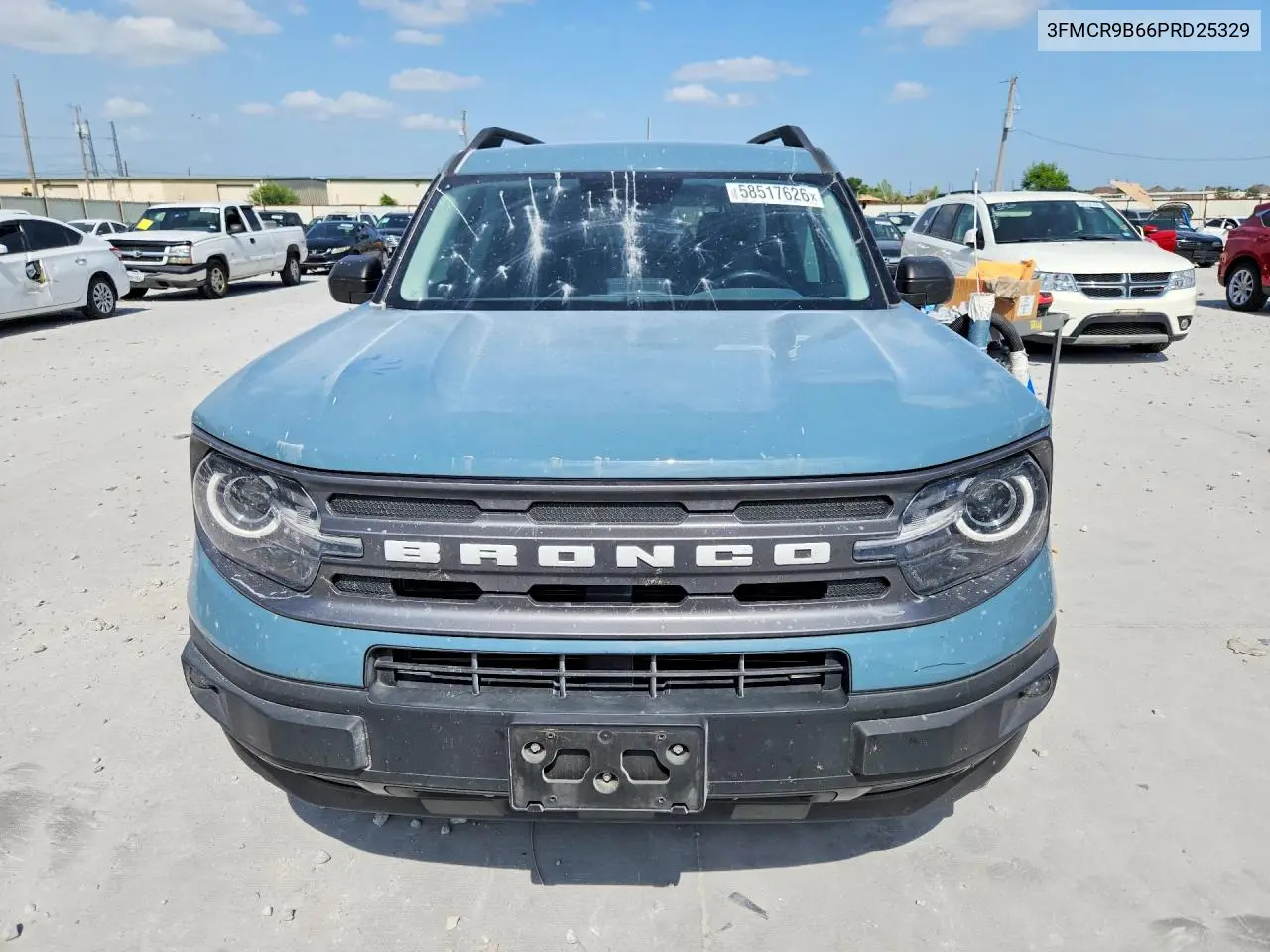2023 Ford Bronco Sport Big Bend VIN: 3FMCR9B66PRD25329 Lot: 58517626