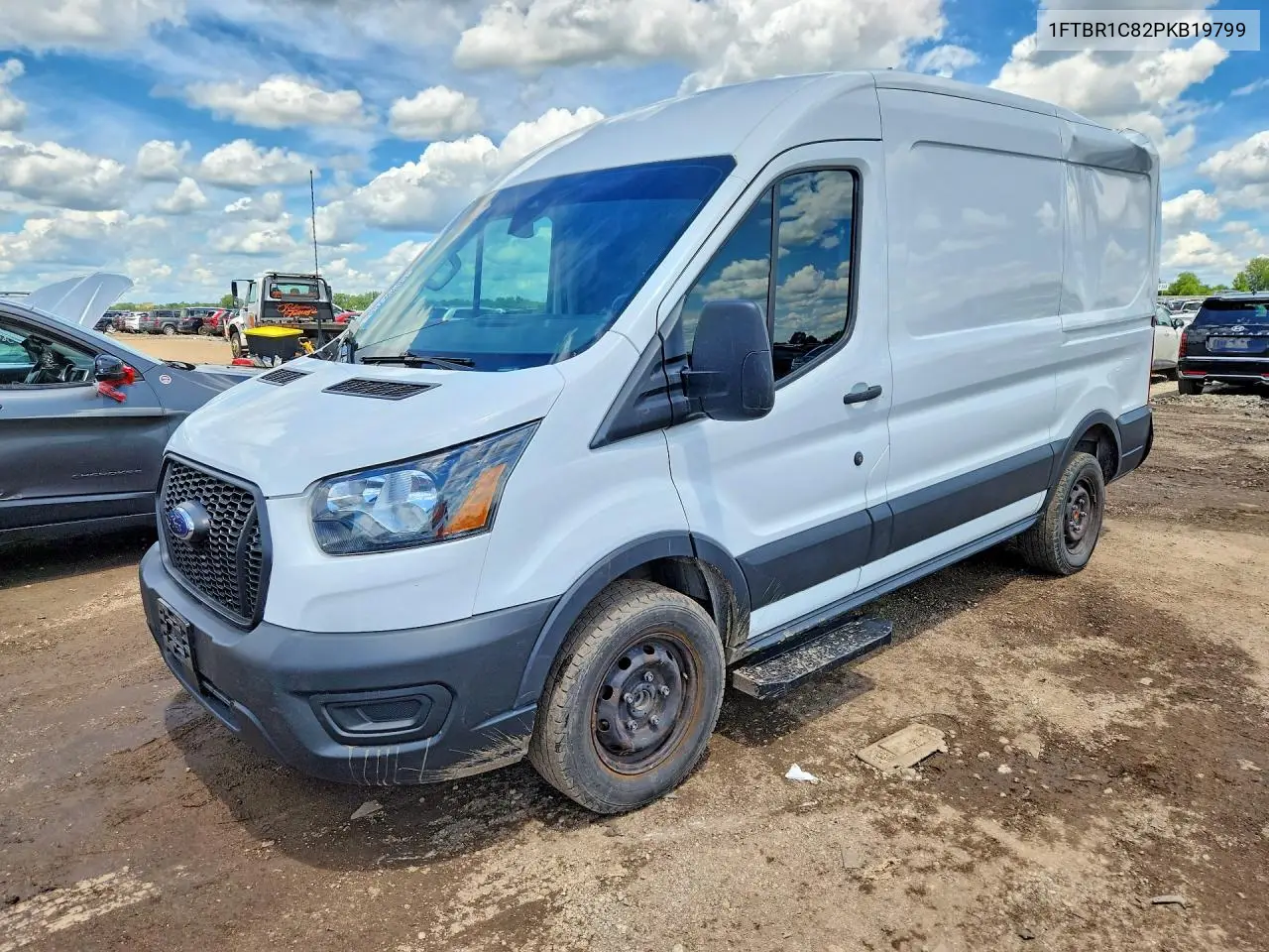 2023 Ford Transit 250 Delivery Van VIN: 1FTBR1C82PKB19799 Lot: 58592766