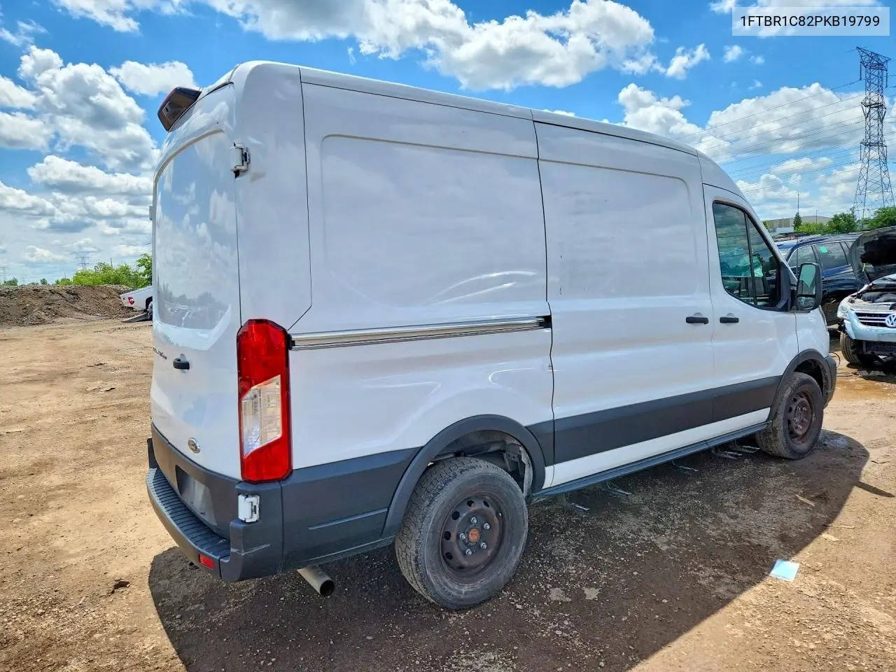 2023 Ford Transit 250 Delivery Van VIN: 1FTBR1C82PKB19799 Lot: 58592766