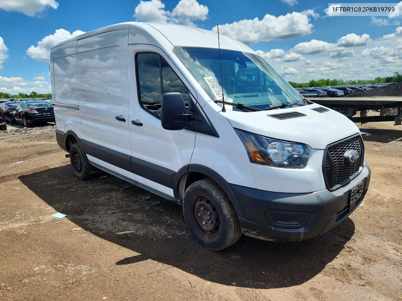 2023 Ford Transit 250 Delivery Van VIN: 1FTBR1C82PKB19799 Lot: 58592766