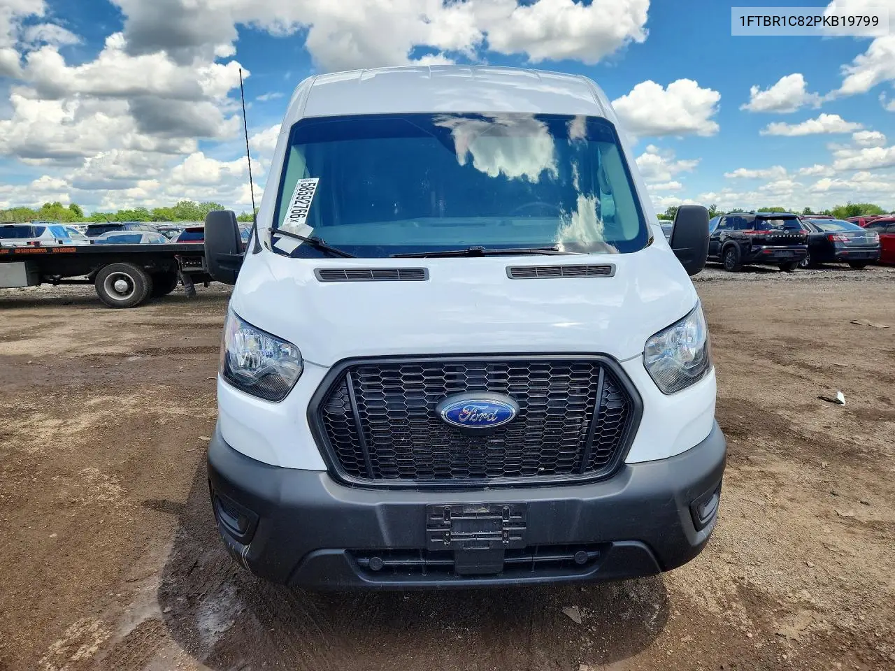 2023 Ford Transit 250 Delivery Van VIN: 1FTBR1C82PKB19799 Lot: 58592766