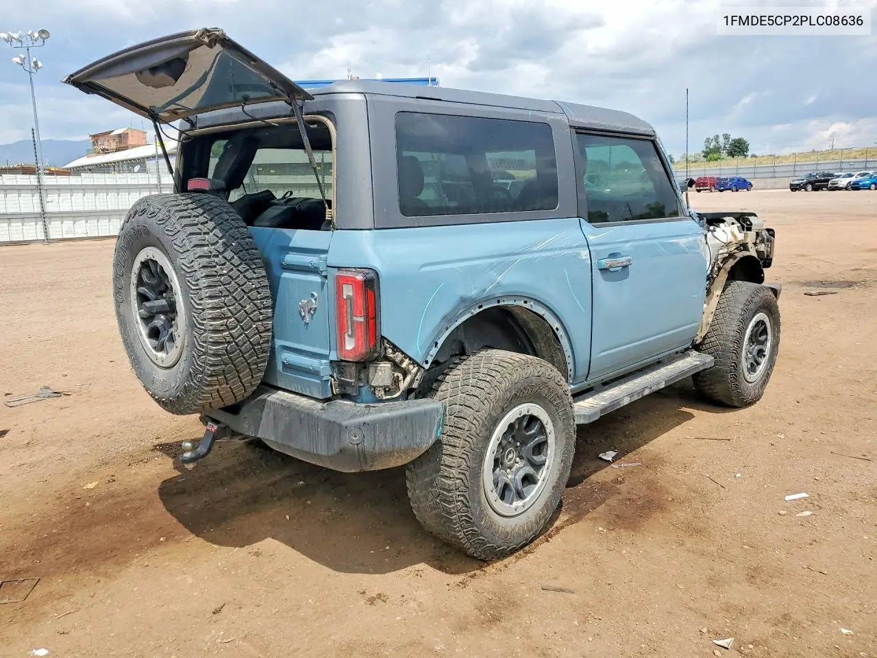 2023 Ford Bronco Base VIN: 1FMDE5CP2PLC08636 Lot: 58788856