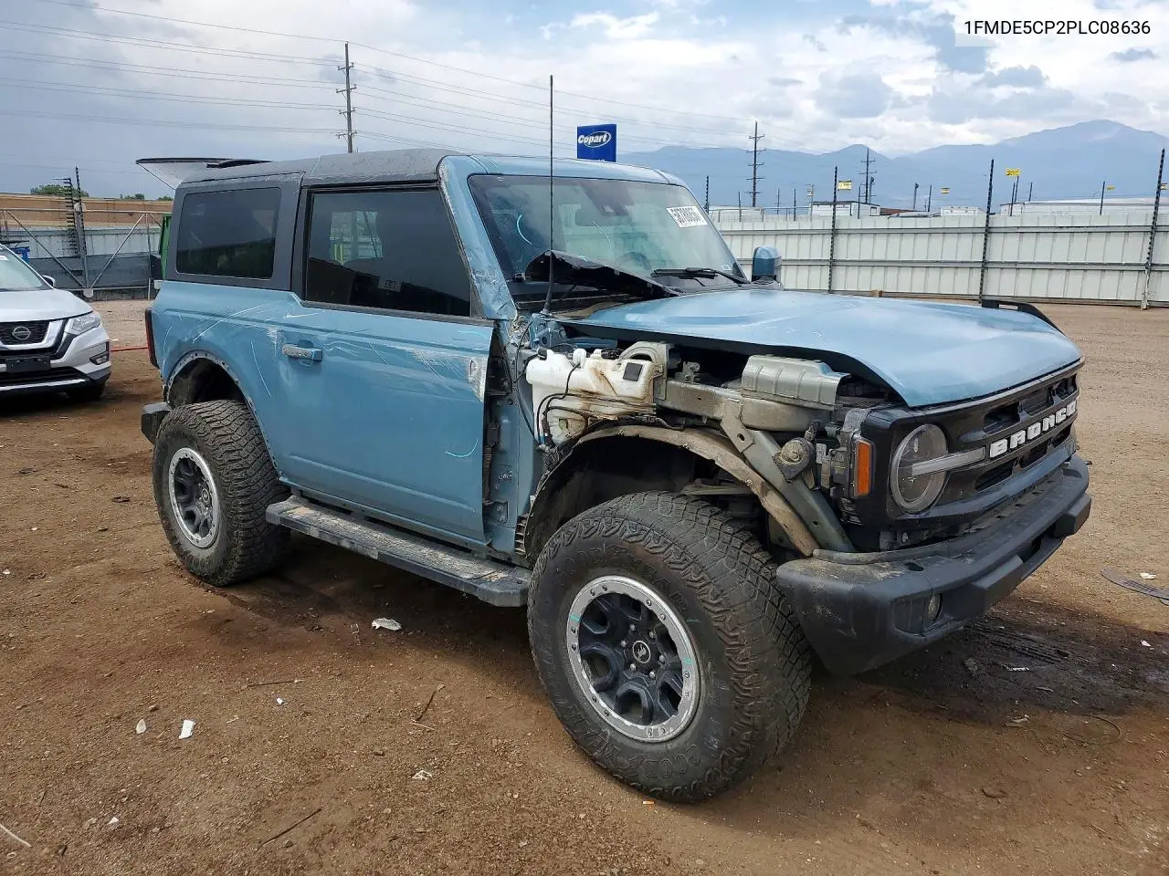 2023 Ford Bronco Base VIN: 1FMDE5CP2PLC08636 Lot: 58788856