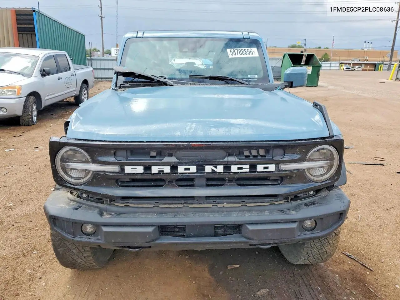 2023 Ford Bronco Base VIN: 1FMDE5CP2PLC08636 Lot: 58788856