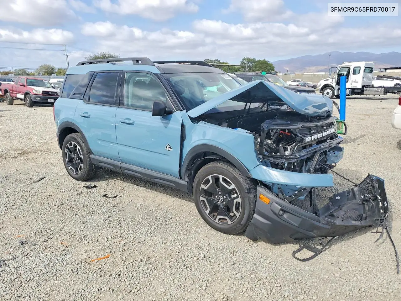 2023 Ford Bronco Sport Outer Banks VIN: 3FMCR9C65PRD70017 Lot: 59387496