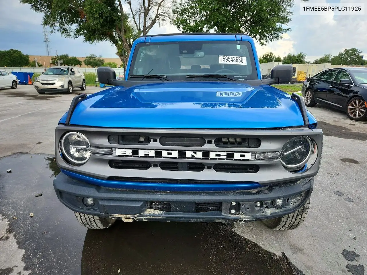 2023 Ford Bronco Base VIN: 1FMEE5BP5PLC11925 Lot: 59543636