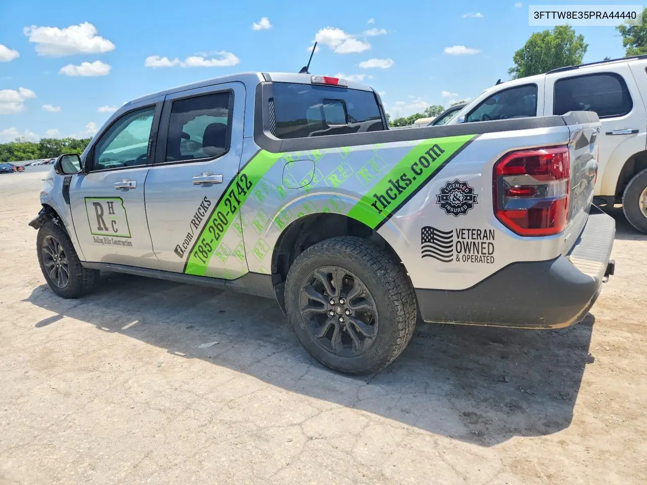 2023 Ford Maverick VIN: 3FTTW8E35PRA44440 Lot: 59837466