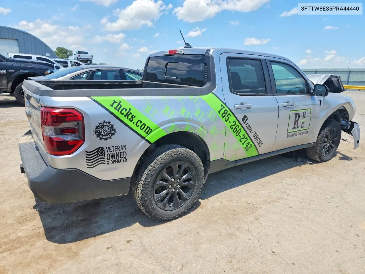 2023 Ford Maverick VIN: 3FTTW8E35PRA44440 Lot: 59837466