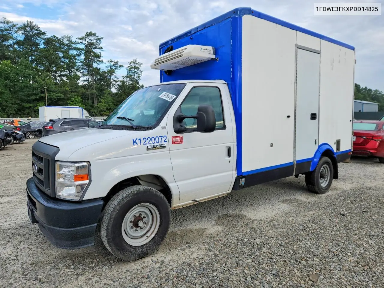 2023 Ford E350 Refrigerated Box Truck VIN: 1FDWE3FKXPDD14825 Lot: 59850446