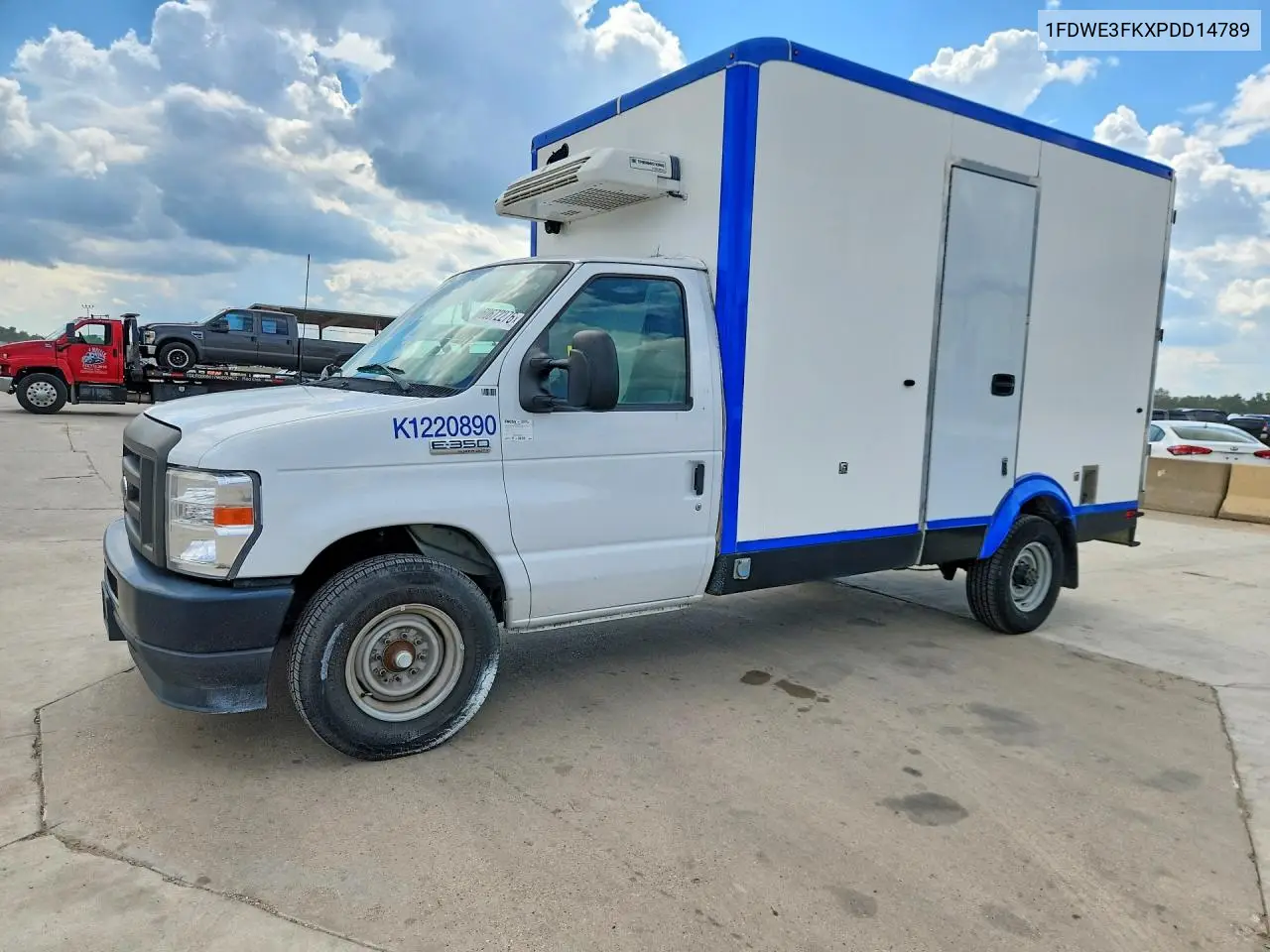 2023 Ford E350 Refrigerated Box Truck VIN: 1FDWE3FKXPDD14789 Lot: 60672276