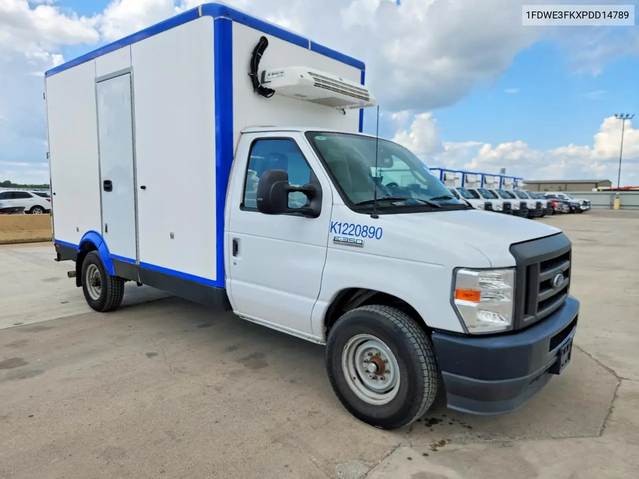 2023 Ford E350 Refrigerated Box Truck VIN: 1FDWE3FKXPDD14789 Lot: 60672276