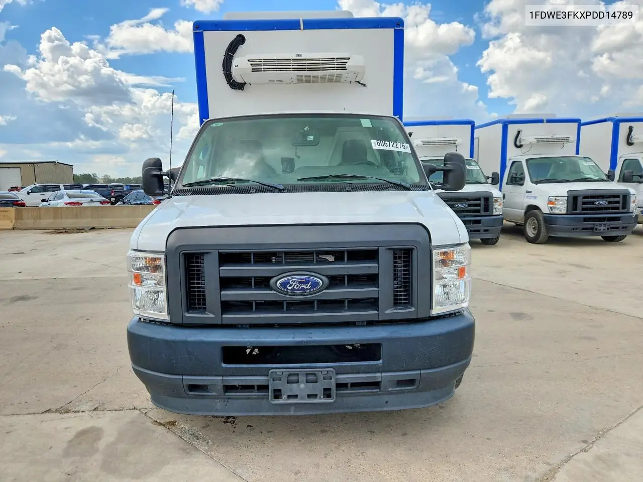 2023 Ford E350 Refrigerated Box Truck VIN: 1FDWE3FKXPDD14789 Lot: 60672276