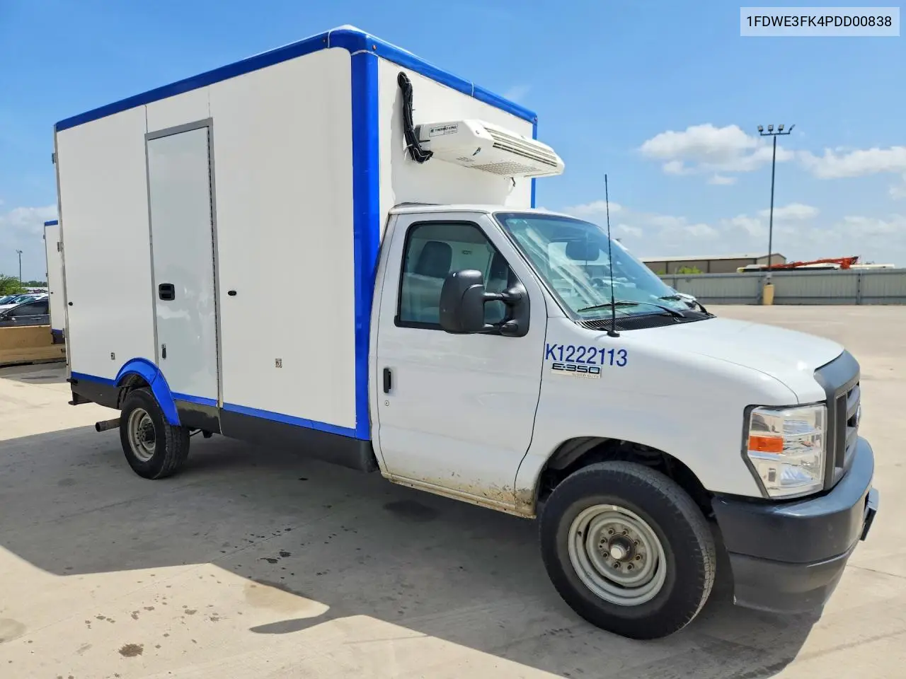 2023 Ford E350 Refrigerated Box Truck VIN: 1FDWE3FK4PDD00838 Lot: 60672886