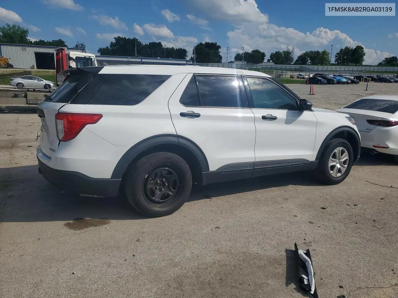 2024 Ford Explorer Police Interceptor VIN: 1FM5K8AB2RGA03139 Lot: 52296606