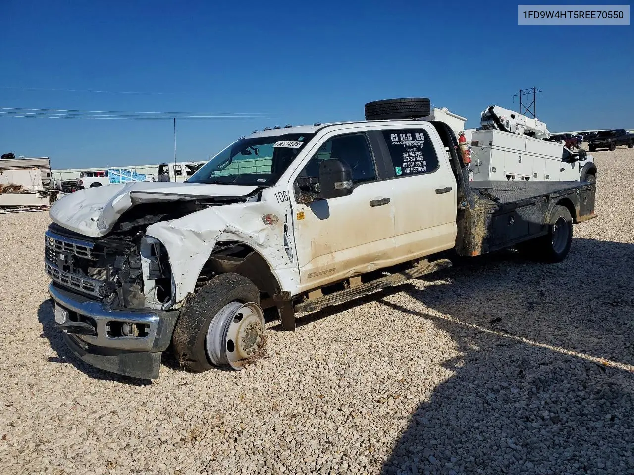 2024 Ford F450 Super Duty VIN: 1FD9W4HT5REE70550 Lot: 56274936
