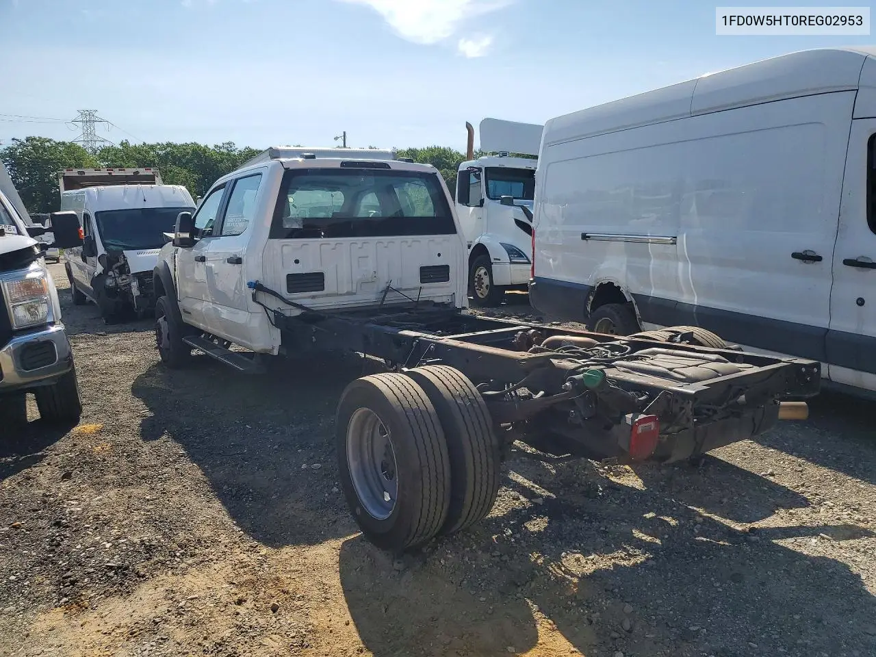 2024 Ford F550 Super Duty VIN: 1FD0W5HT0REG02953 Lot: 56310566