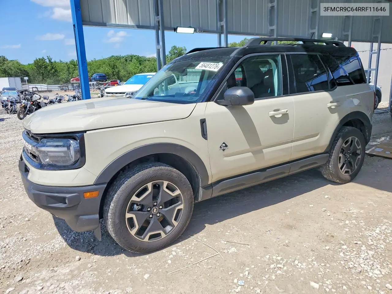 2024 Ford Bronco Sport Outer Banks VIN: 3FMCR9C64RRF11646 Lot: 56481276