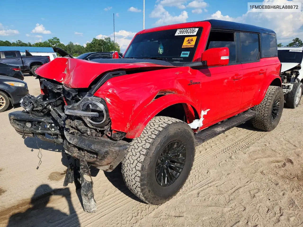 2024 Ford Bronco Outer Banks VIN: 1FMDE8BH6RLA88872 Lot: 56696306