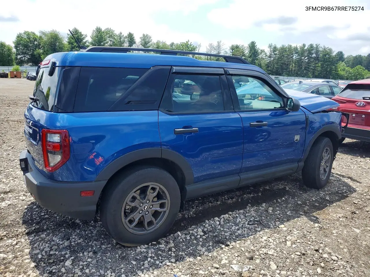 2024 Ford Bronco Sport Big Bend VIN: 3FMCR9B67RRE75274 Lot: 56807776