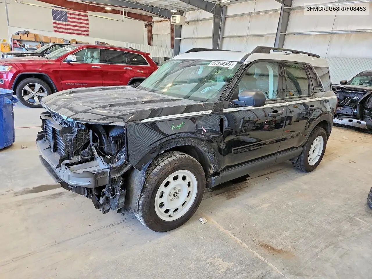2024 Ford Bronco Sport Heritage VIN: 3FMCR9G68RRF08453 Lot: 57334946