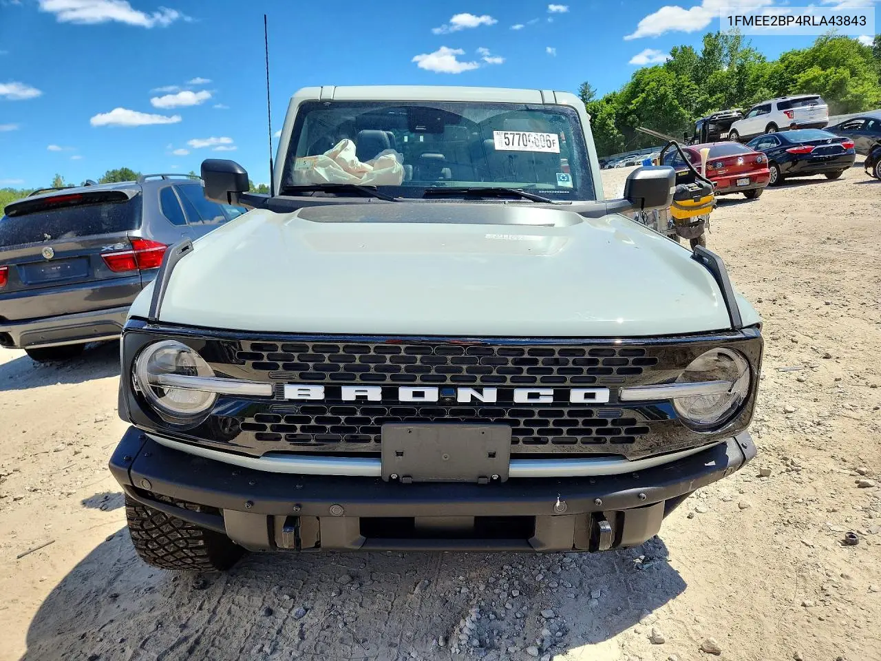 2024 Ford Bronco Wildtrak VIN: 1FMEE2BP4RLA43843 Lot: 57706606