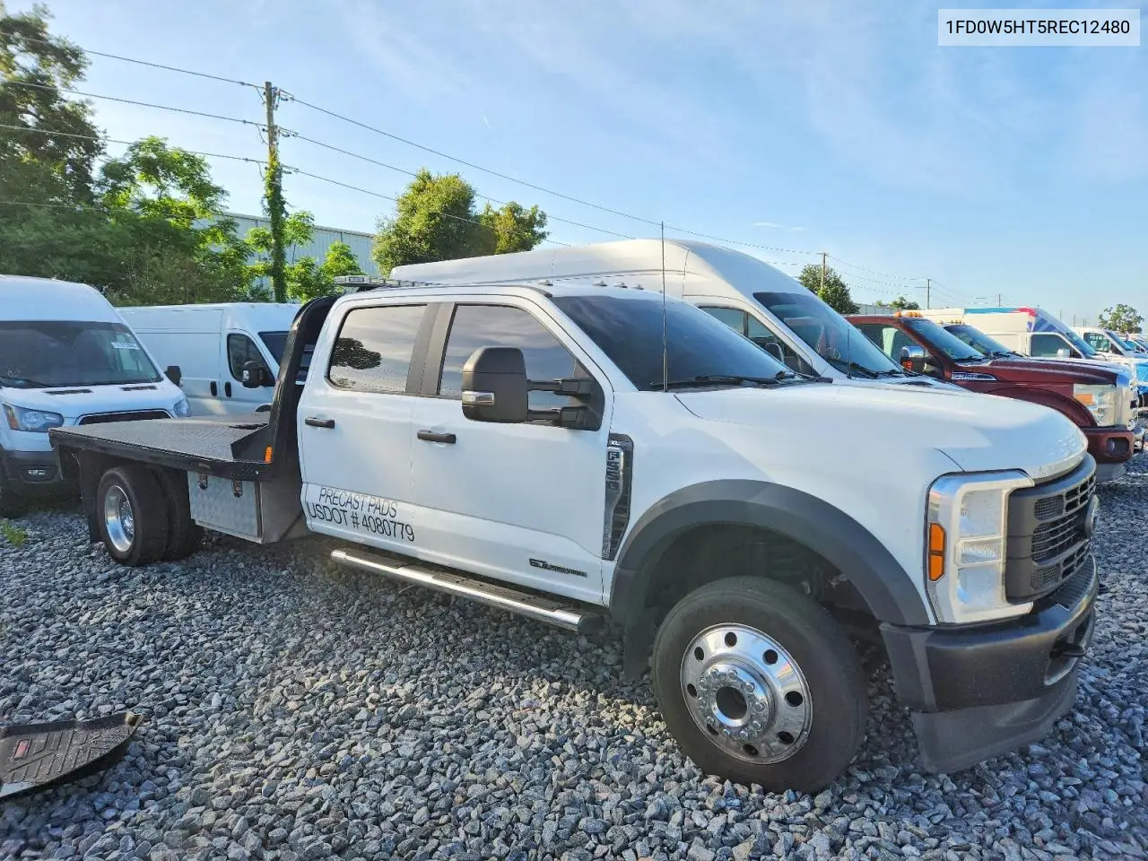2024 Ford F550 Super Duty VIN: 1FD0W5HT5REC12480 Lot: 57736636