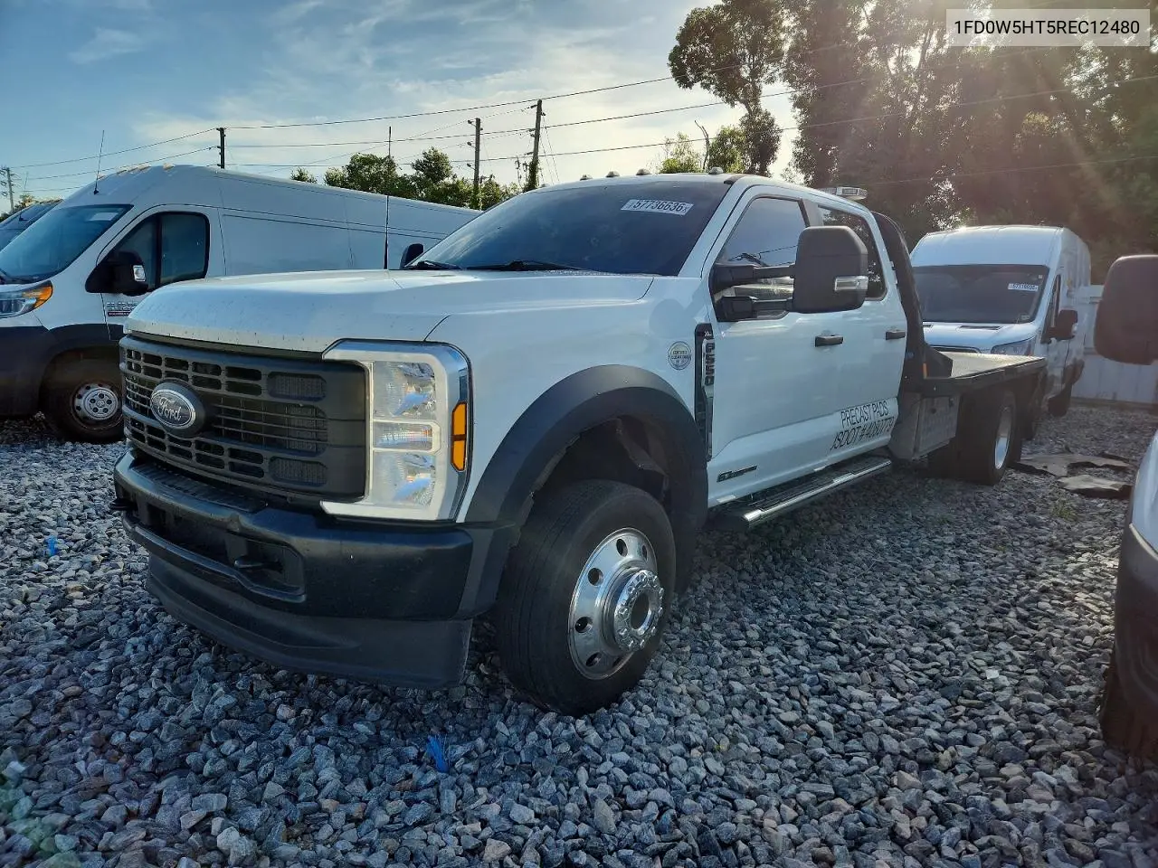 2024 Ford F550 Super Duty VIN: 1FD0W5HT5REC12480 Lot: 57736636