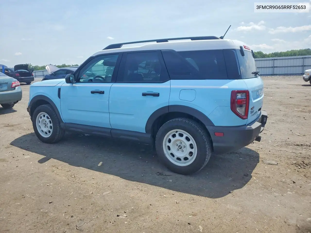 2024 Ford Bronco Sport Heritage VIN: 3FMCR9G65RRF52653 Lot: 57848166